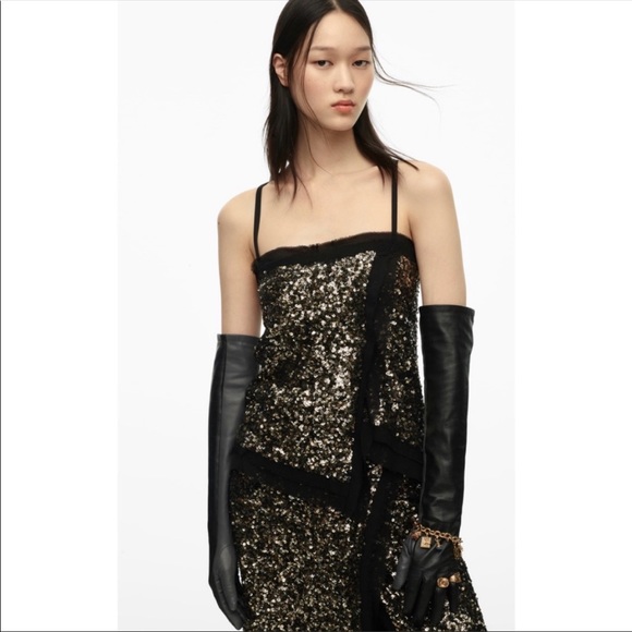 ZARA sequin top & midi skirt limited edition - Picture 4 of 8